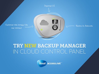 backup ui interface